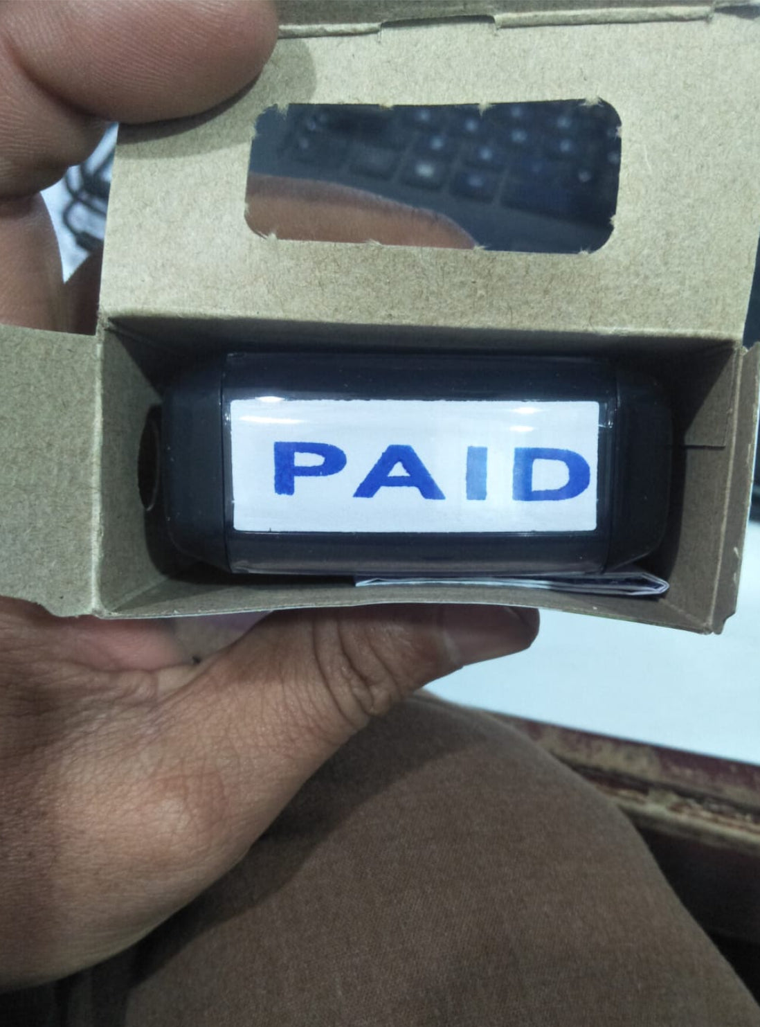 PAID Rubber Stamp for Invoices, Receipts & Documents