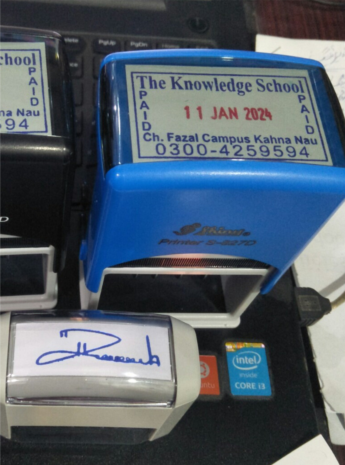 Dater Stamp with Adjustable Date Settings